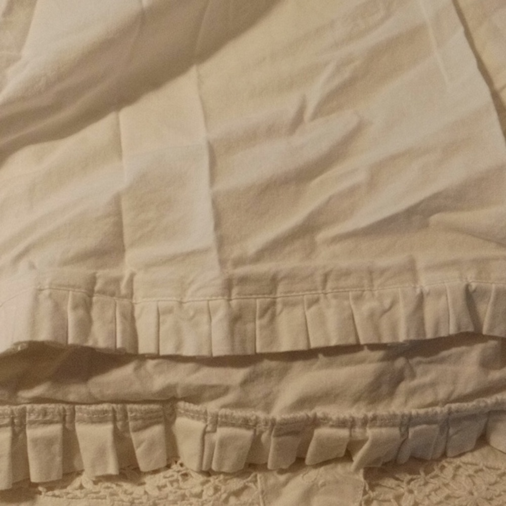White Bedskirt